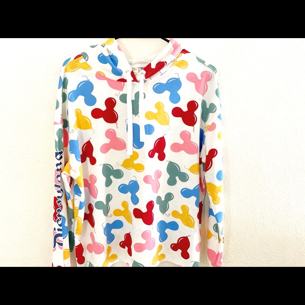 Disneyland balloons pullover sweater